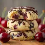 White Chocolate Cherry Shortbread Cookies Recipe