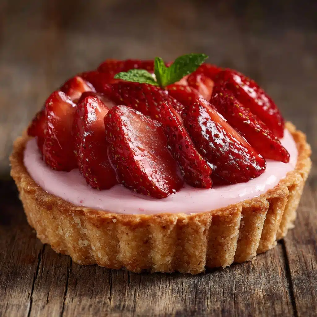 Strawberry Mousse Tartlets Recipe - Recipe Image