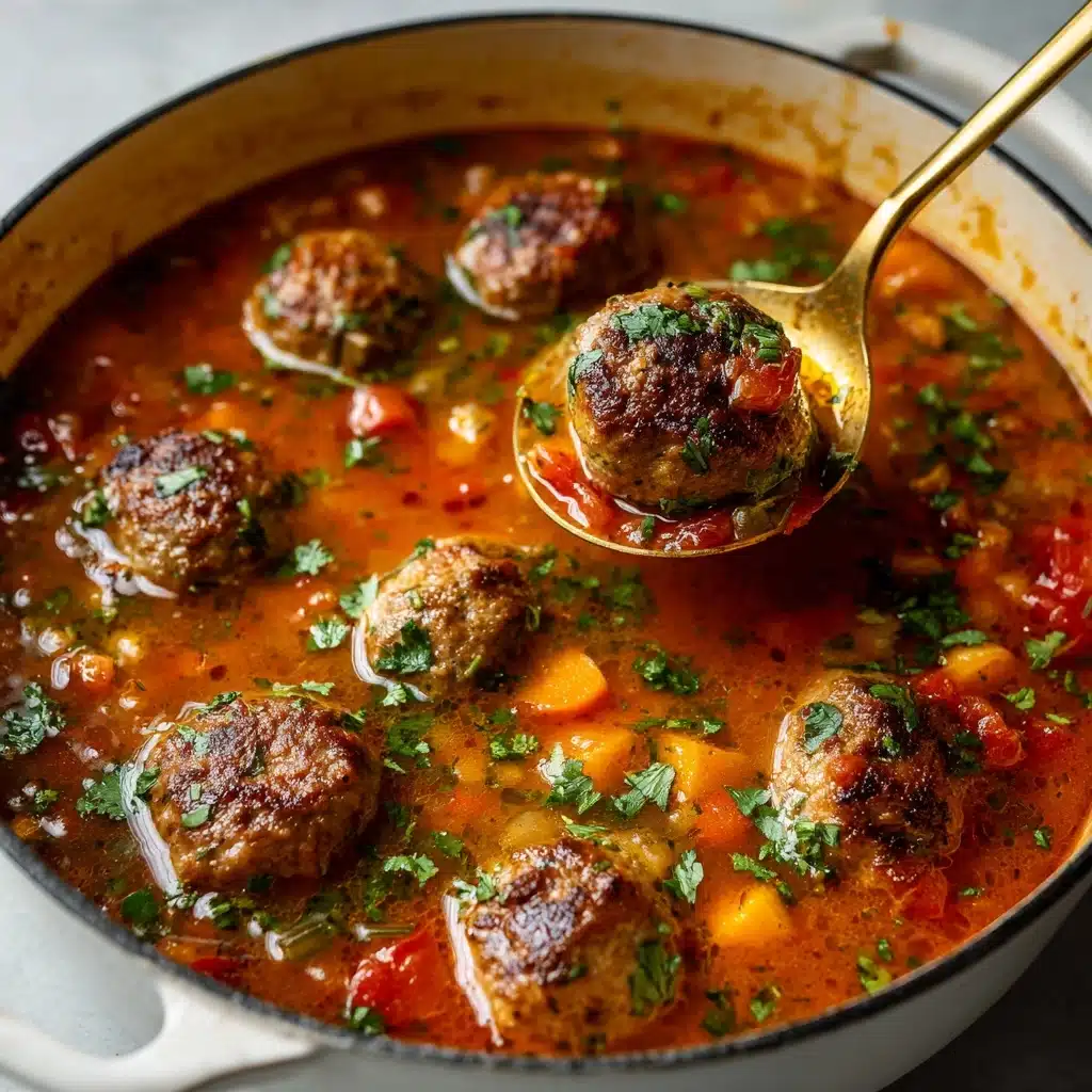 Italian Meatball Soup Recipe - Recipe Image