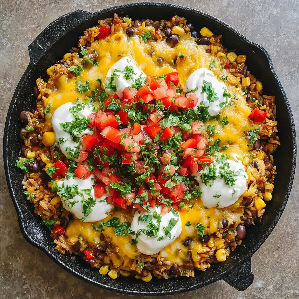 One-Pot Taco Rice Skillet Recipe - Recipe Image