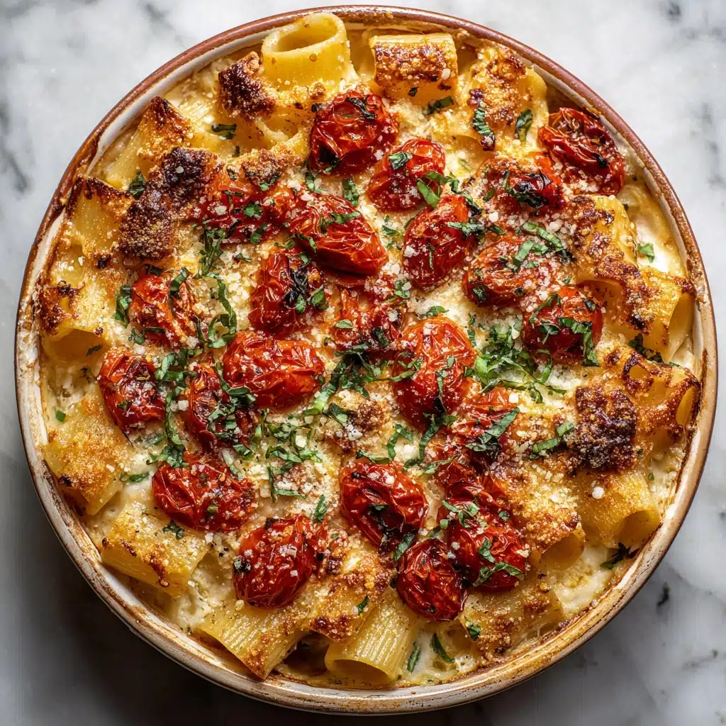 Roasted Tomato and Garlic Ricotta Pasta Recipe - Recipe Image