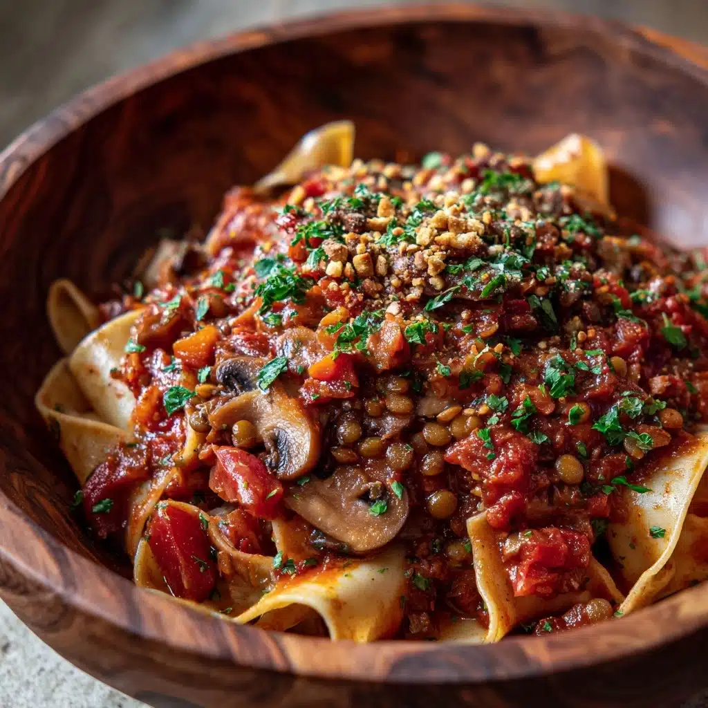 Lentil and Mushroom Bolognese Recipe