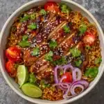 Teriyaki Chicken Crispy Rice Salad Recipe