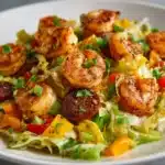 Fried Cabbage with Shrimp & Sausage Recipe