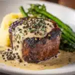 Filet Mignon with Creamy Peppercorn Sauce Recipe