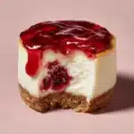Cheesecake Cookie Cups with Fruity Swirls Recipe