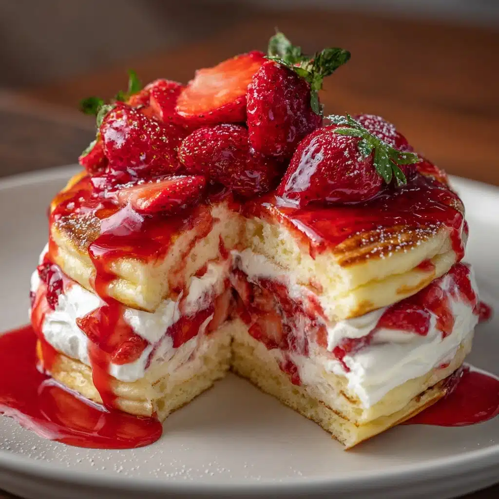 Strawberry Cheesecake Pancakes Recipe