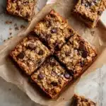 Healthy Chocolate Chip Oatmeal Bars Recipe
