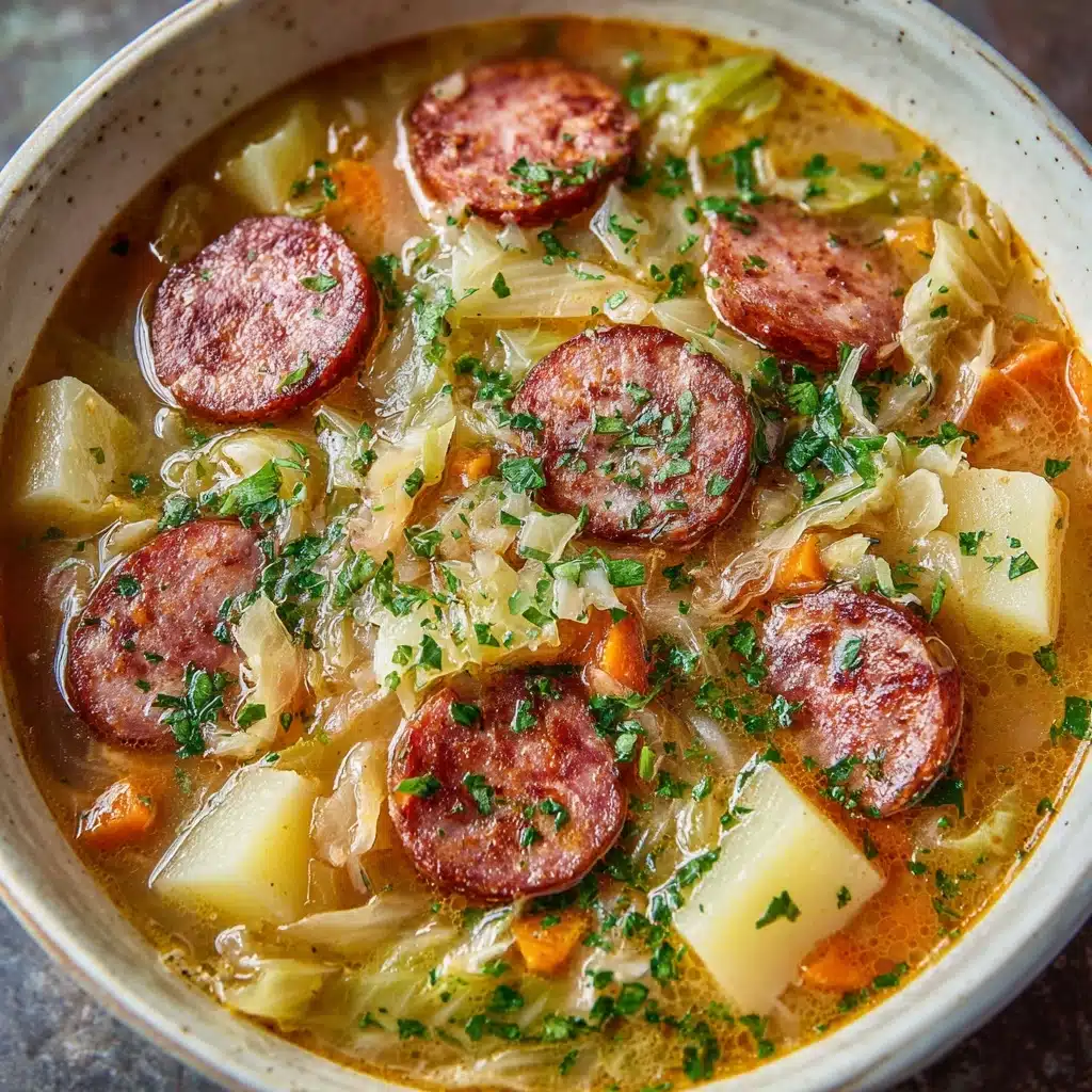 Kielbasa and Cabbage Soup Recipe - Recipe Image