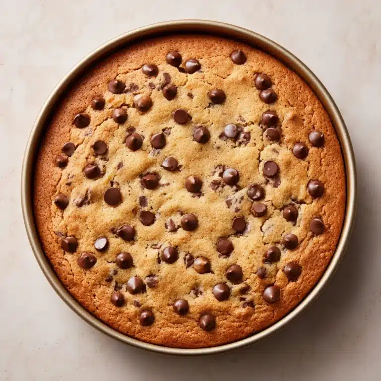 Chocolate Chip Cookie Pizza Recipe