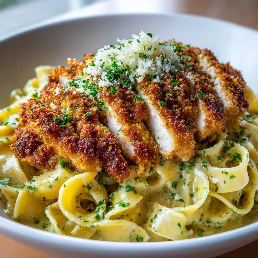 Crispy Chicken with Creamy Pasta Recipe