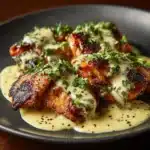 Grilled Chicken Bites with Creamy Garlic Sauce Recipe