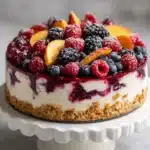 Berry and Peach Cheesecake Recipe