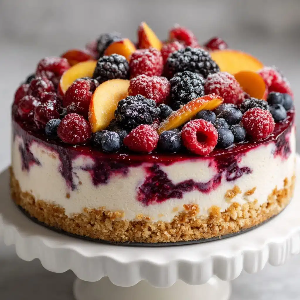 Berry and Peach Cheesecake Recipe