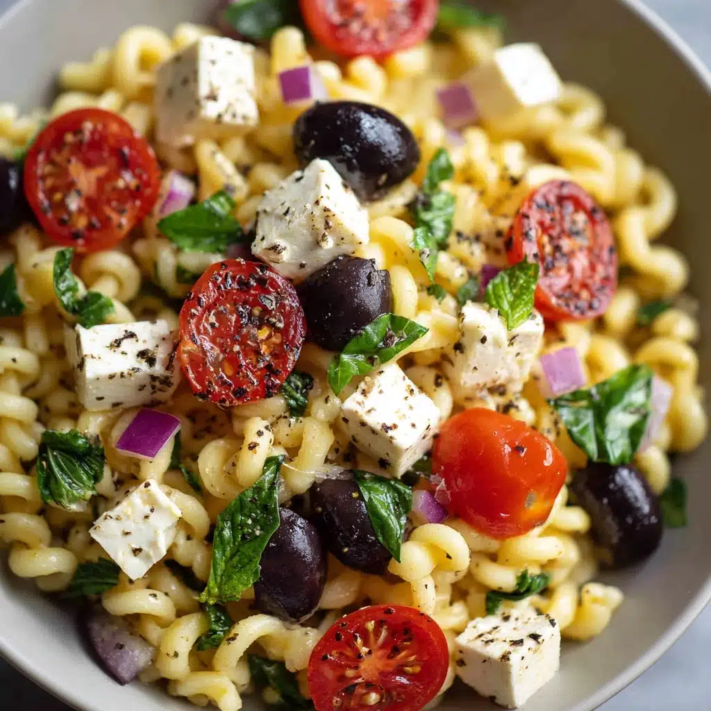 Greek Pasta Salad Recipe - Recipe Image