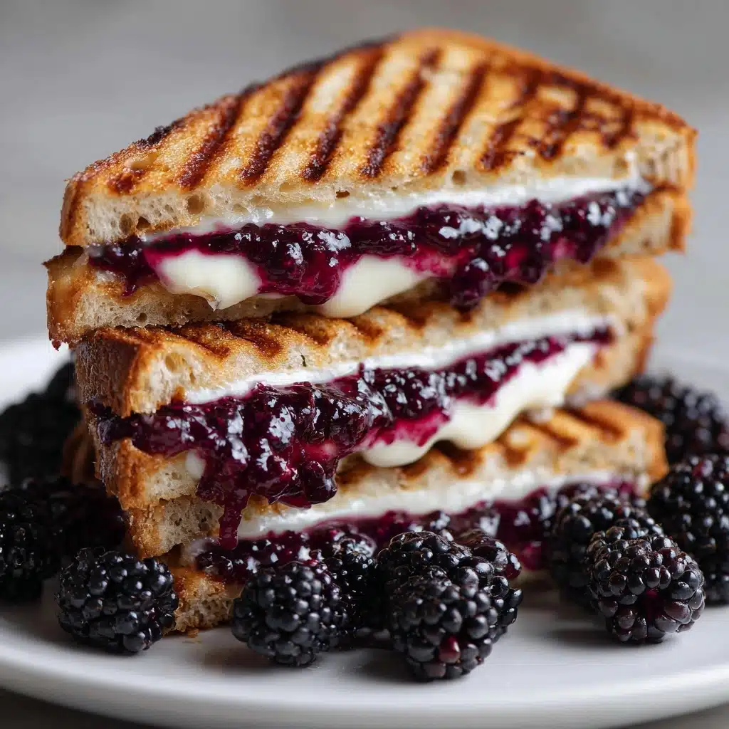 Balsamic Blackberry Bliss Grilled Cheese Recipe
