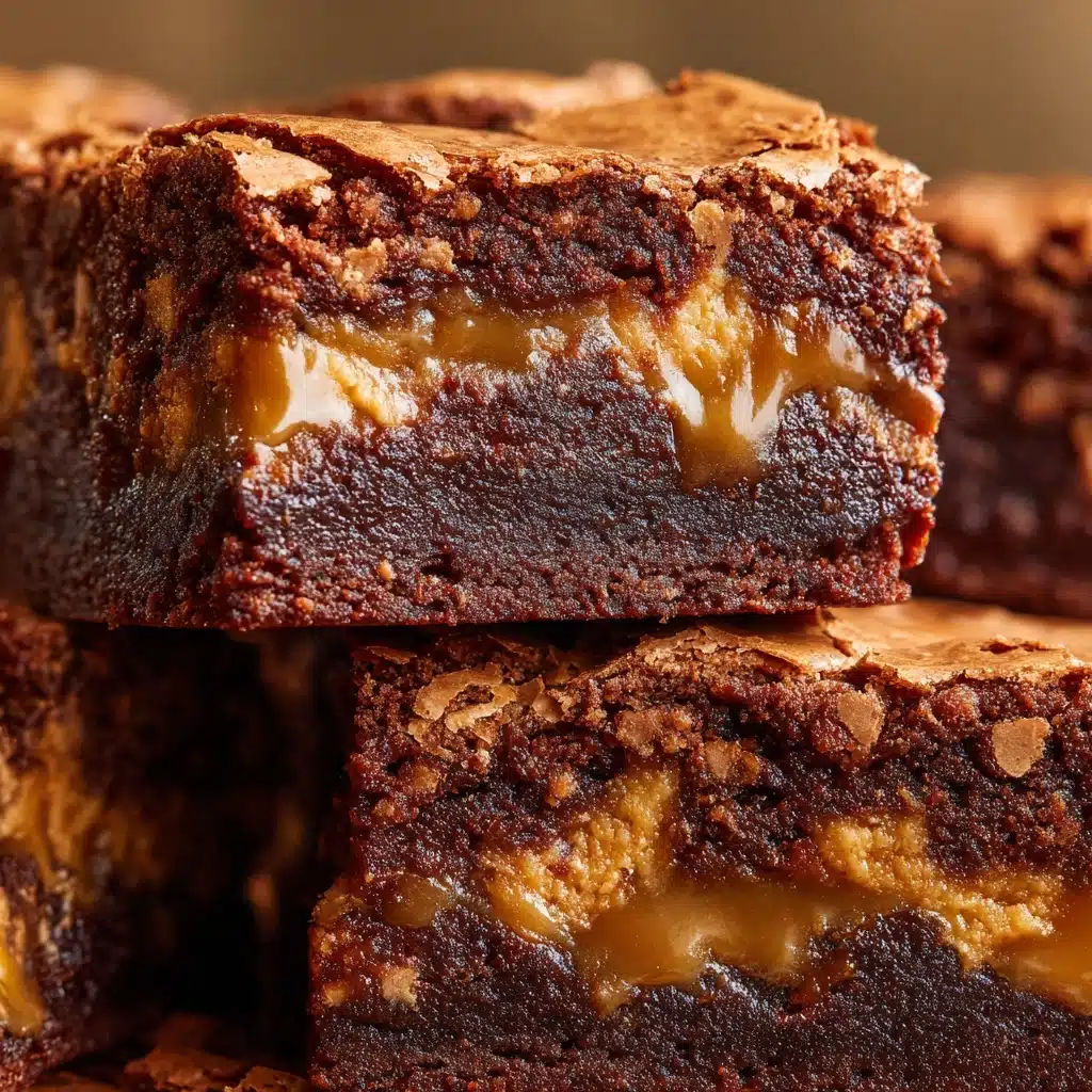 Fudgy Peanut Butter Brownies Recipe