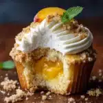 Peach Cobbler Cupcakes Recipe