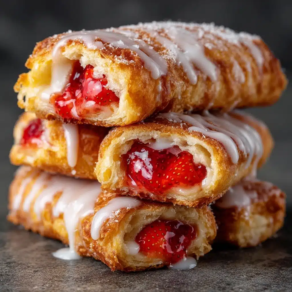 Strawberry Cheesecake Eggroll Bites Recipe - Recipe Image