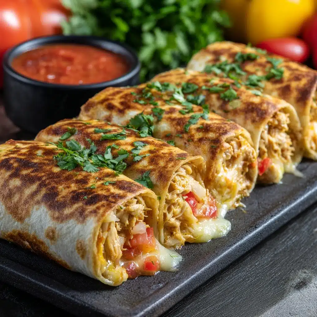 Baked Chicken Chimichangas Recipe