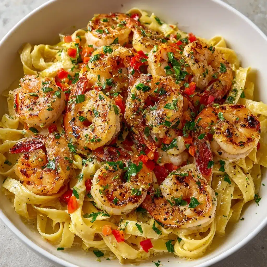 Creamy Jamaican Shrimp Pasta Recipe - Recipe Image