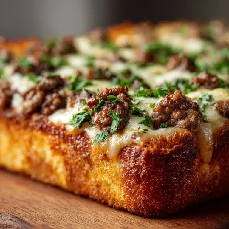 Easy Garlic Philly Cheesesteak Bread Recipe