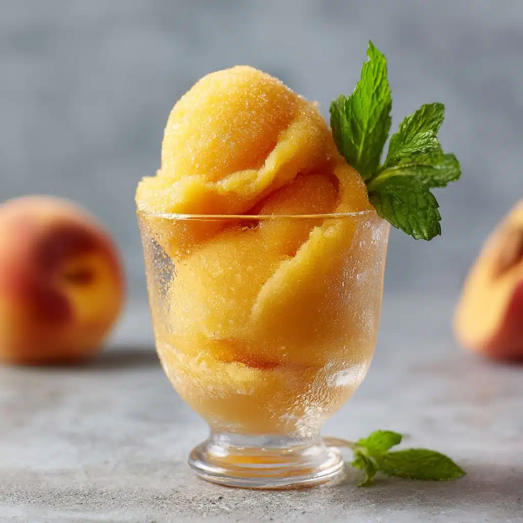 Frozen Peach Lemonade Slush Recipe