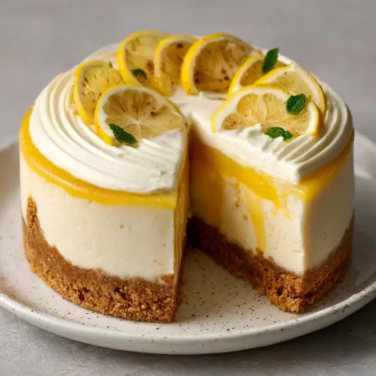 Lemon Cheesecake Cake Recipe