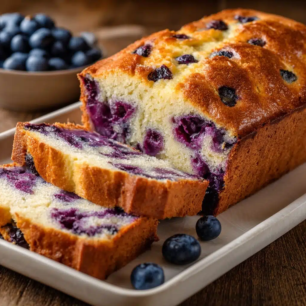Blueberry Cream Cheese Bread Recipe - Recipe Image