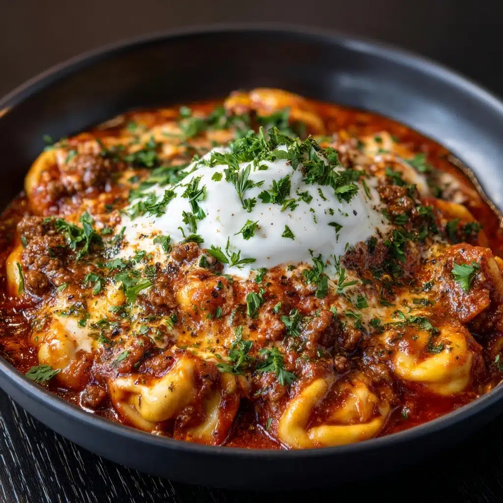 Cheesy Beef Enchiladas Tortellini Recipe - Recipe Image