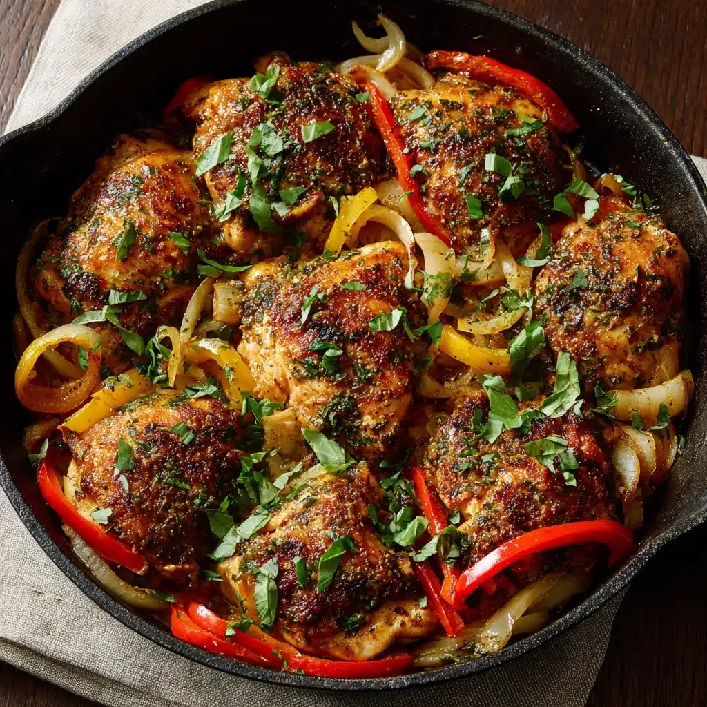 Savory Italian Chicken with Peppers and Meat Recipe