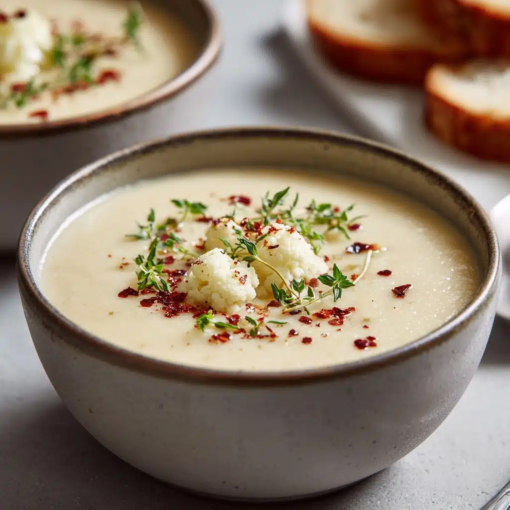 Delicious Vegan Cauliflower Soup Recipe