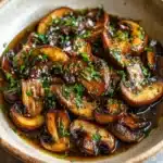 Garlic Butter Roasted Mushrooms Recipe