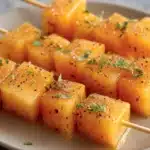 Skewered Cantaloupe Recipe