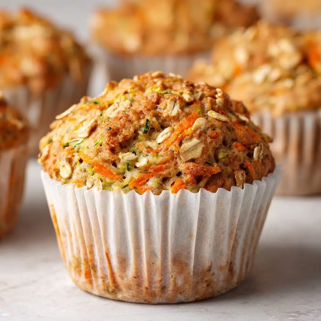 Zucchini Carrot Oatmeal Muffins Recipe