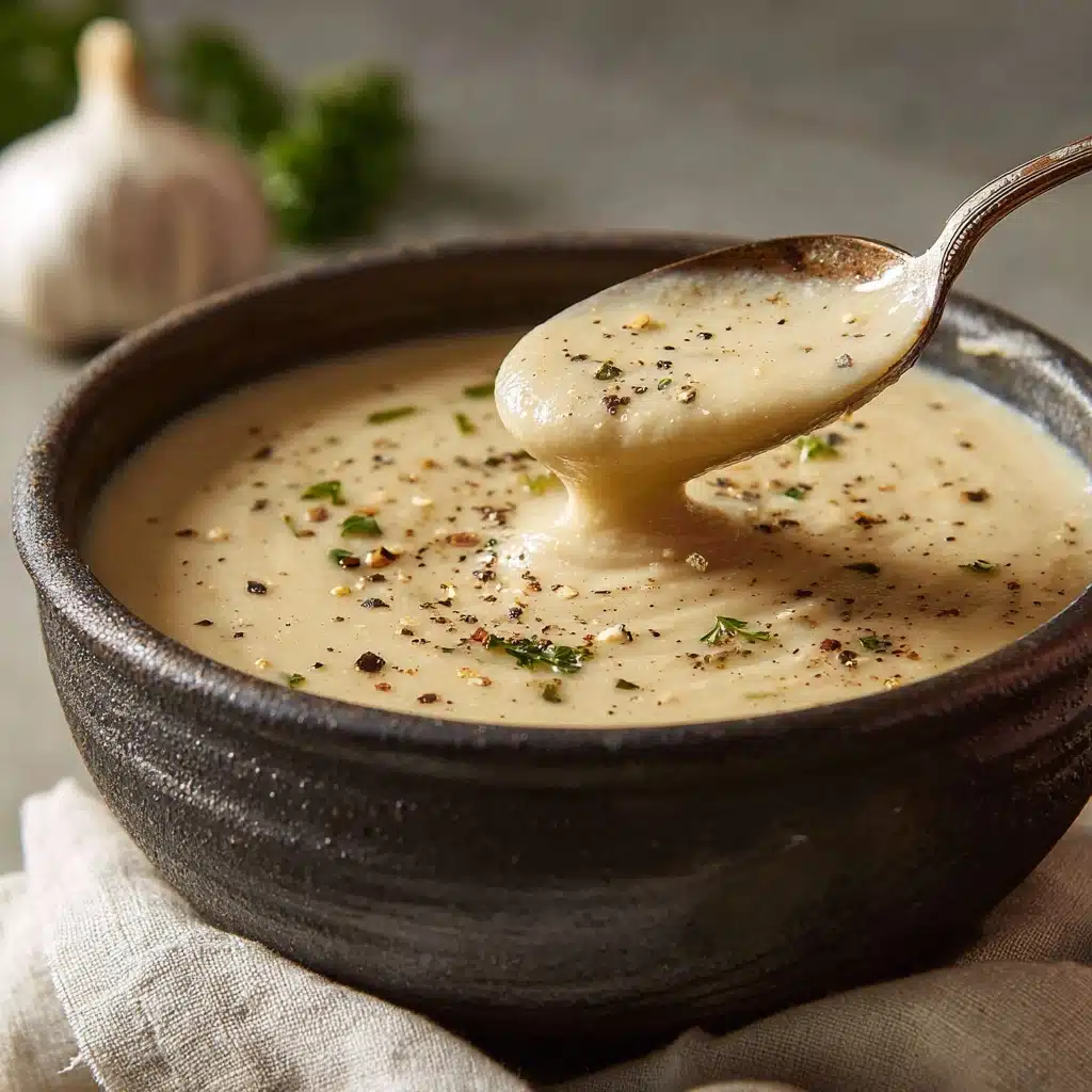 White Garlic Pizza Sauce Recipe - Recipe Image
