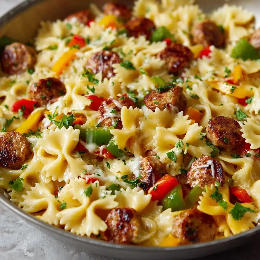 Creamy Italian Sausage Pasta Recipe - Recipe Image