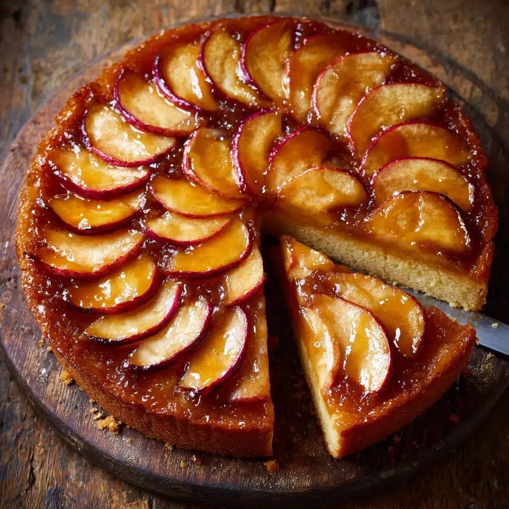 Brown Butter Apple Upside Down Cake Recipe - Recipe Image