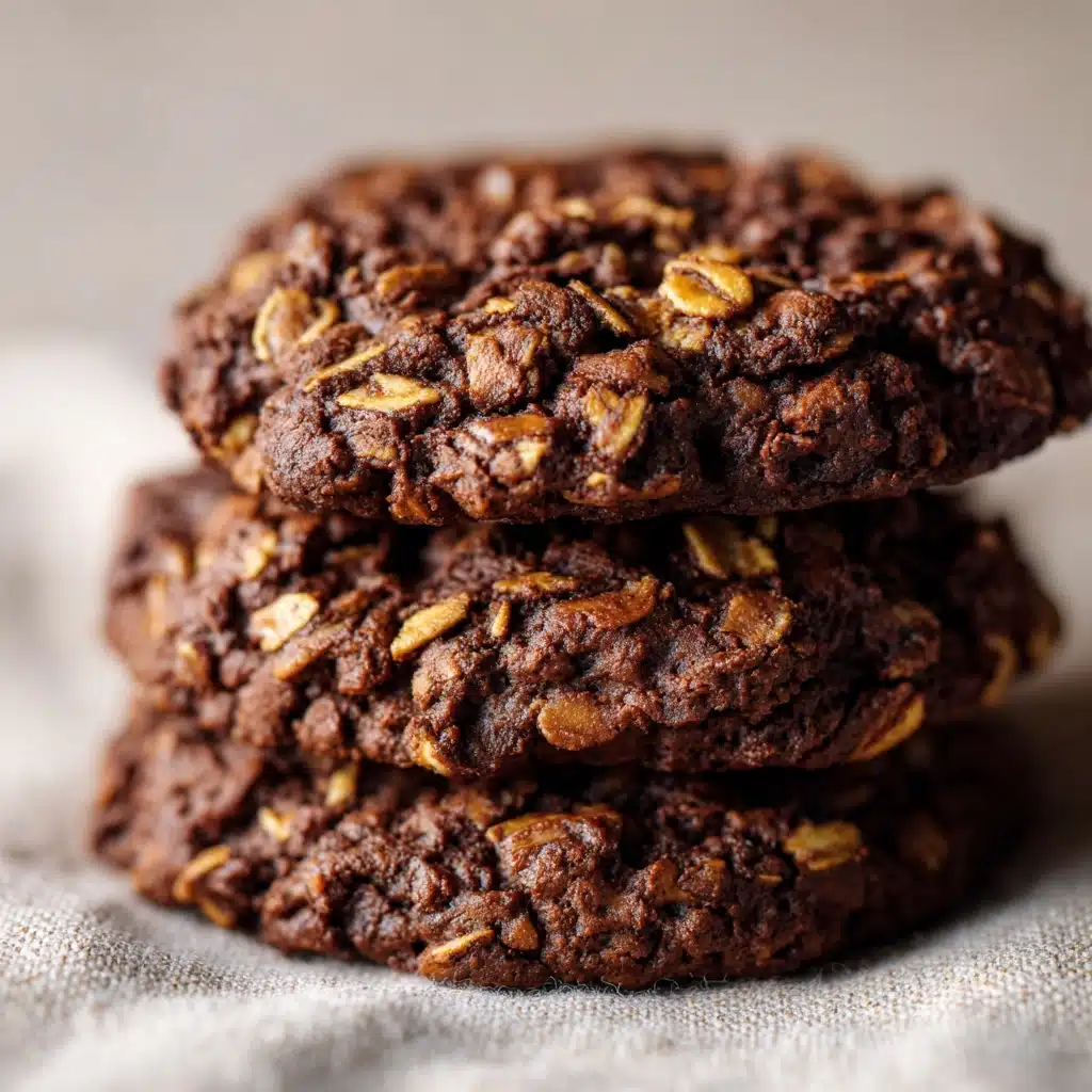 Chocolate No-Bake Cookies with Peanut Butter Recipe - Recipe Image