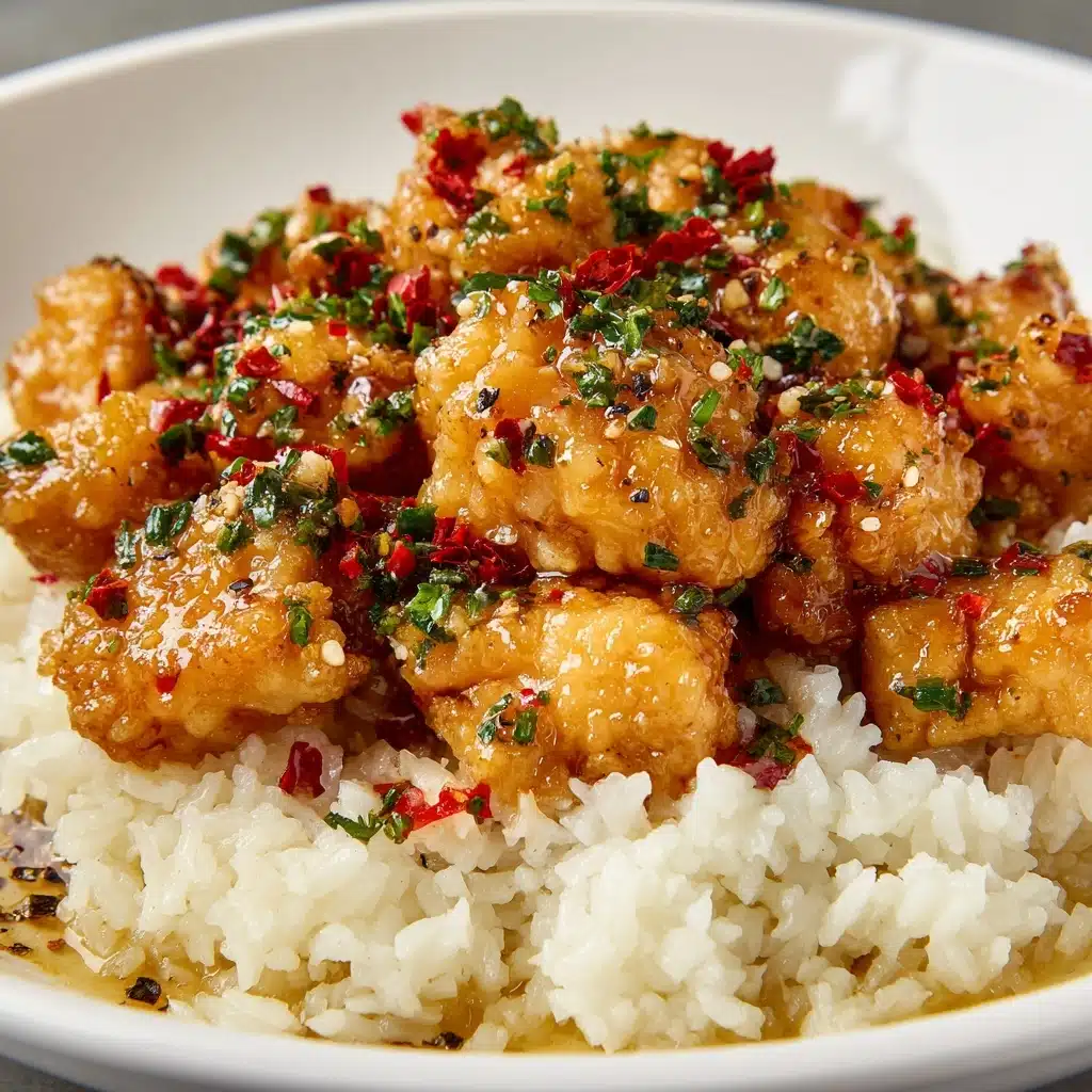 Chicken Scampi with Creamy Garlic Parmesan Rice Recipe