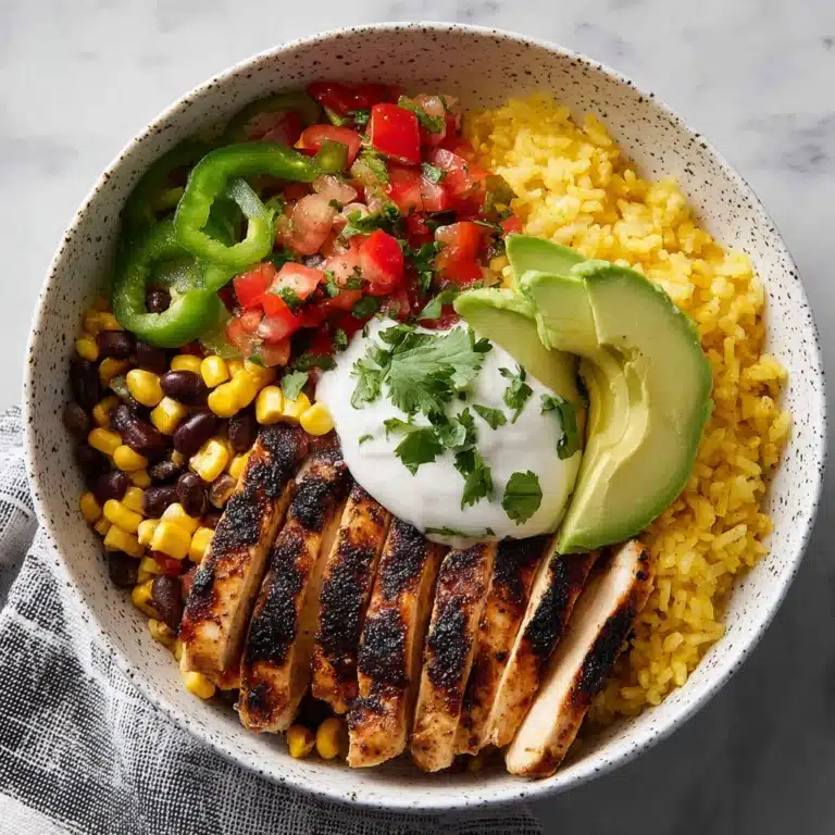 Chicken Fajita Bowls Recipe