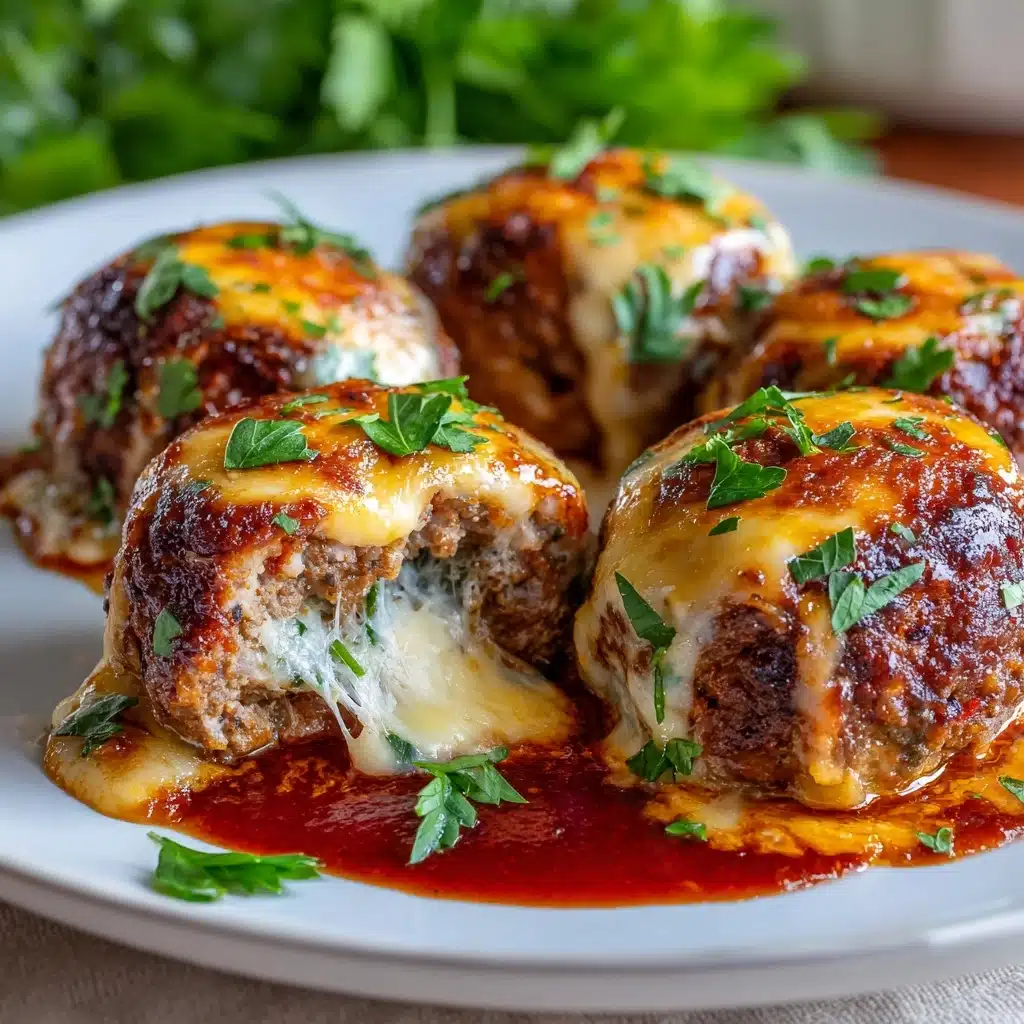 Cheesy Stuffed Meatloaf Bites Recipe