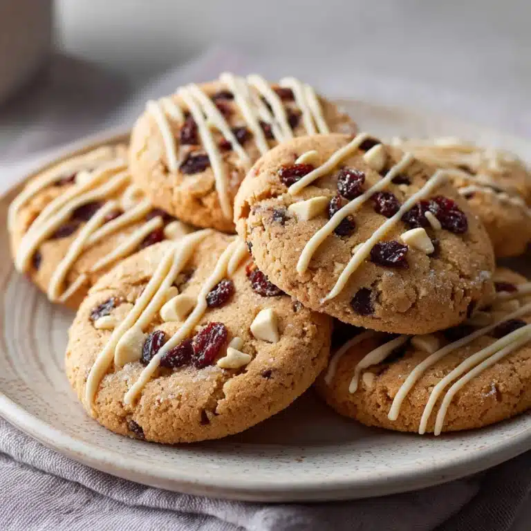 White Chocolate Cranberry Orange Cookies Recipe