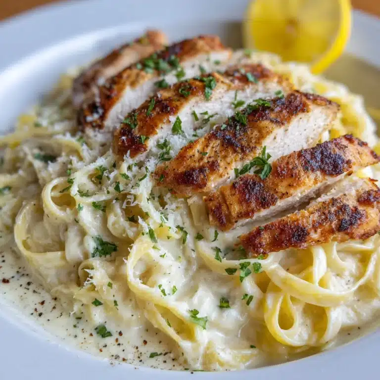 Creamy Lemon Garlic Chicken Pasta Recipe