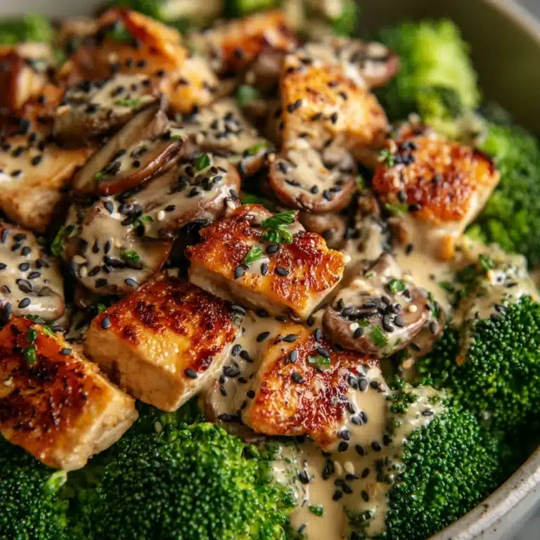 Creamy Broccoli and Mushroom Chicken Recipe