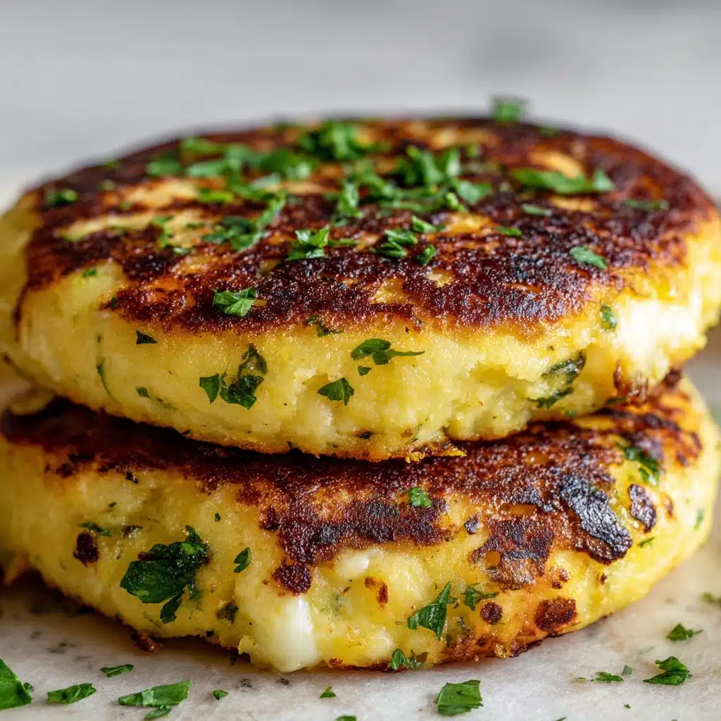 Vegan Stuffed Potato Cakes Recipe - Recipe Image
