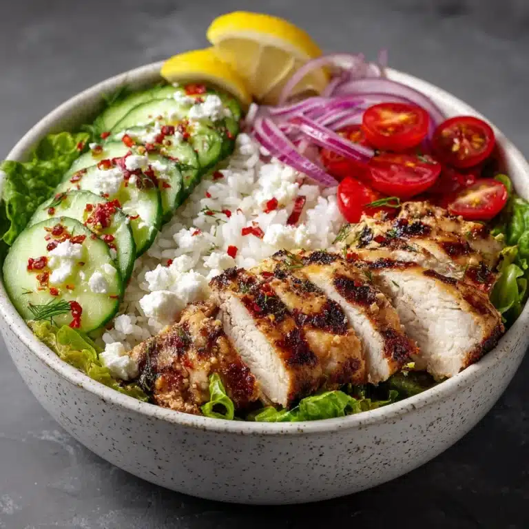Greek Chicken Bowls Recipe