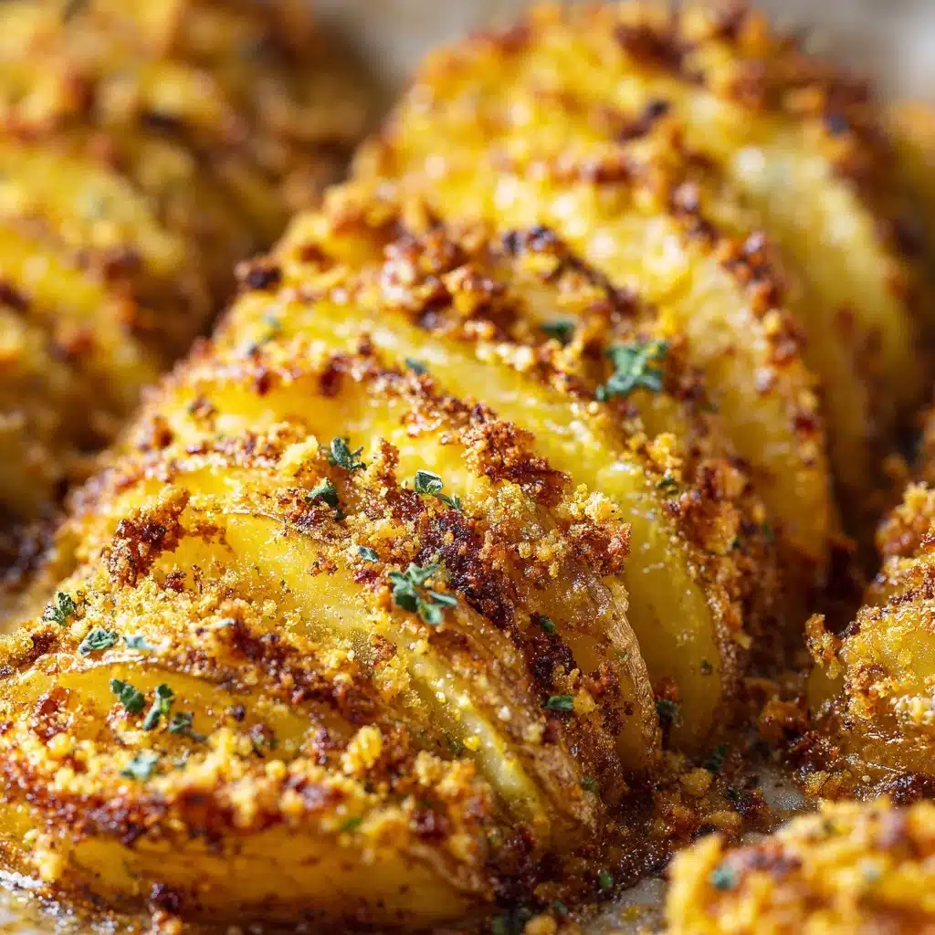 Crispy Parmesan Crusted Potato Wedges Recipe