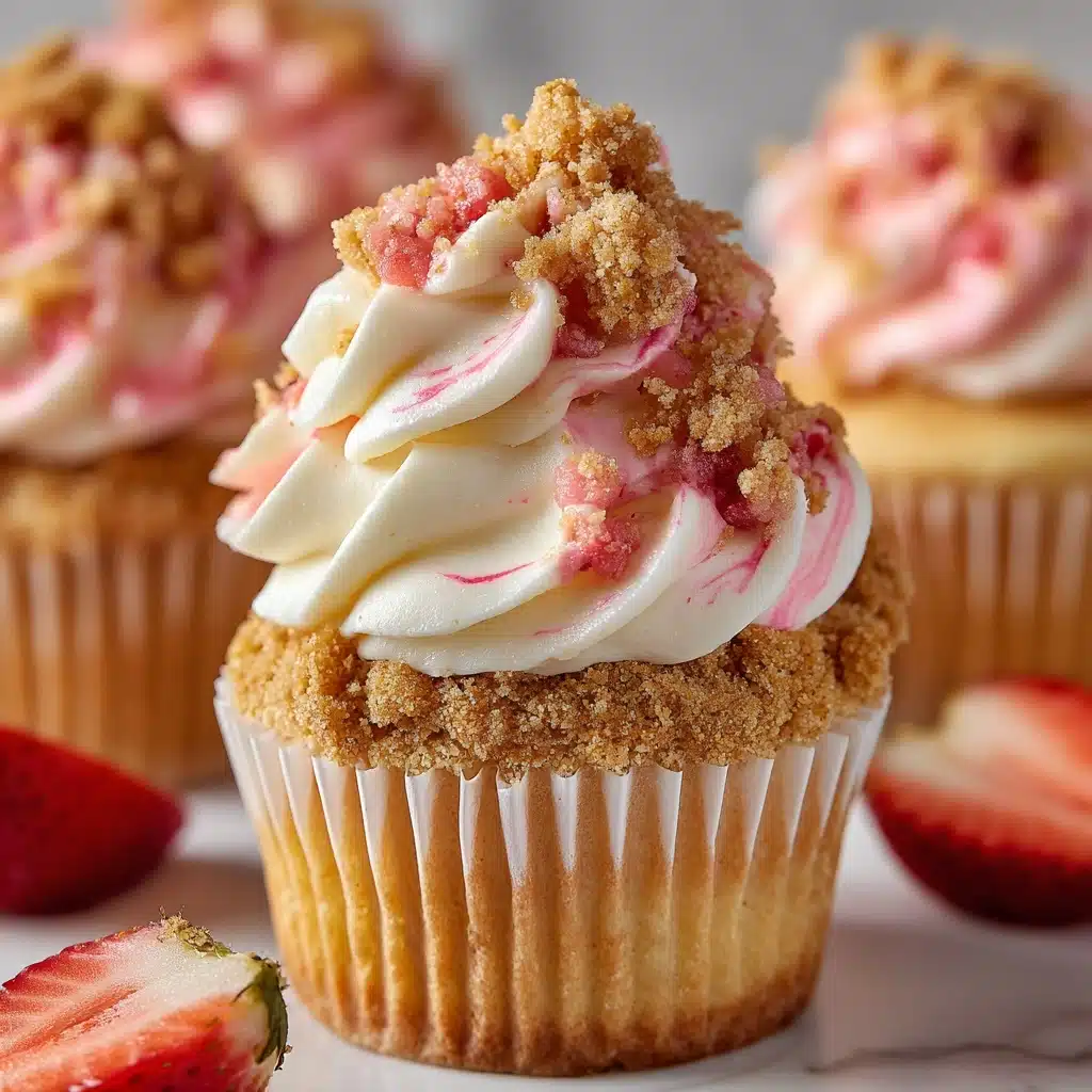 Strawberry Crunch Cupcakes Recipe