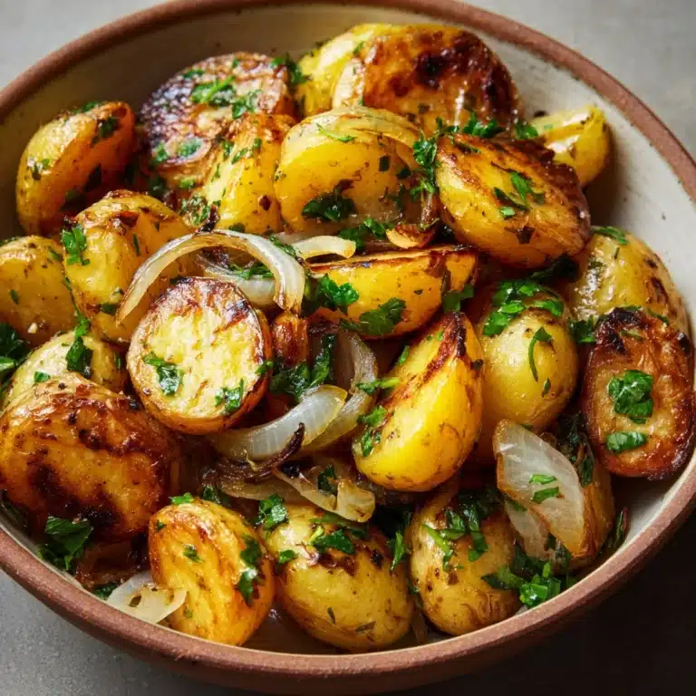 Oven Fried Potatoes & Onions Recipe
